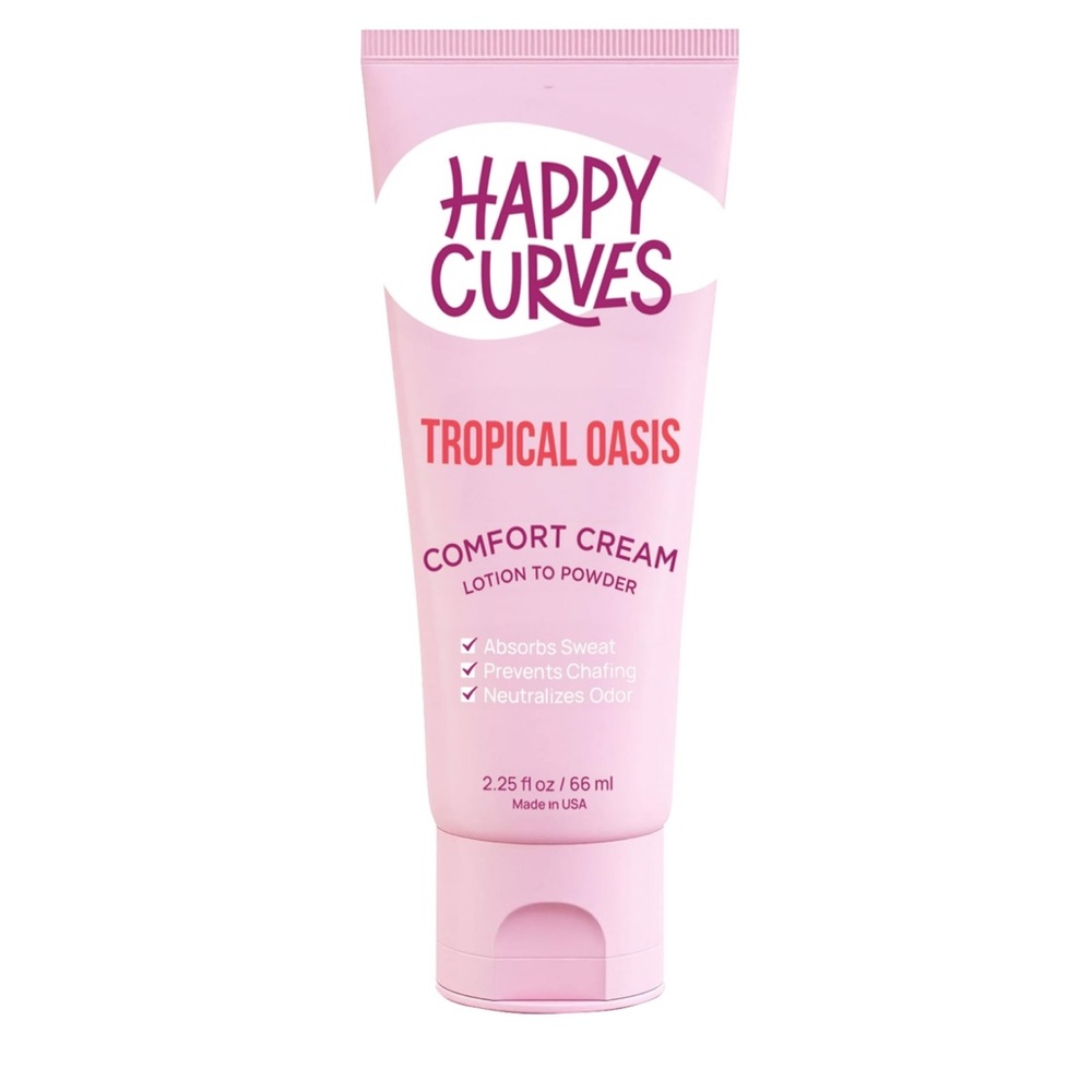 Happy Curves Anti Chafing Aluminum Free Comfort Cream Whole Body Deodorant NWT